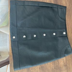 Topshop Pleather Skirt